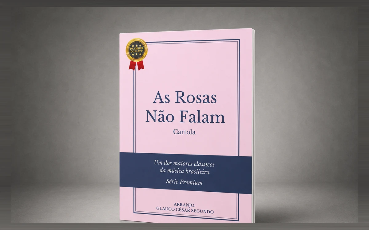 Capa oficial do material As Rosas Não Falam