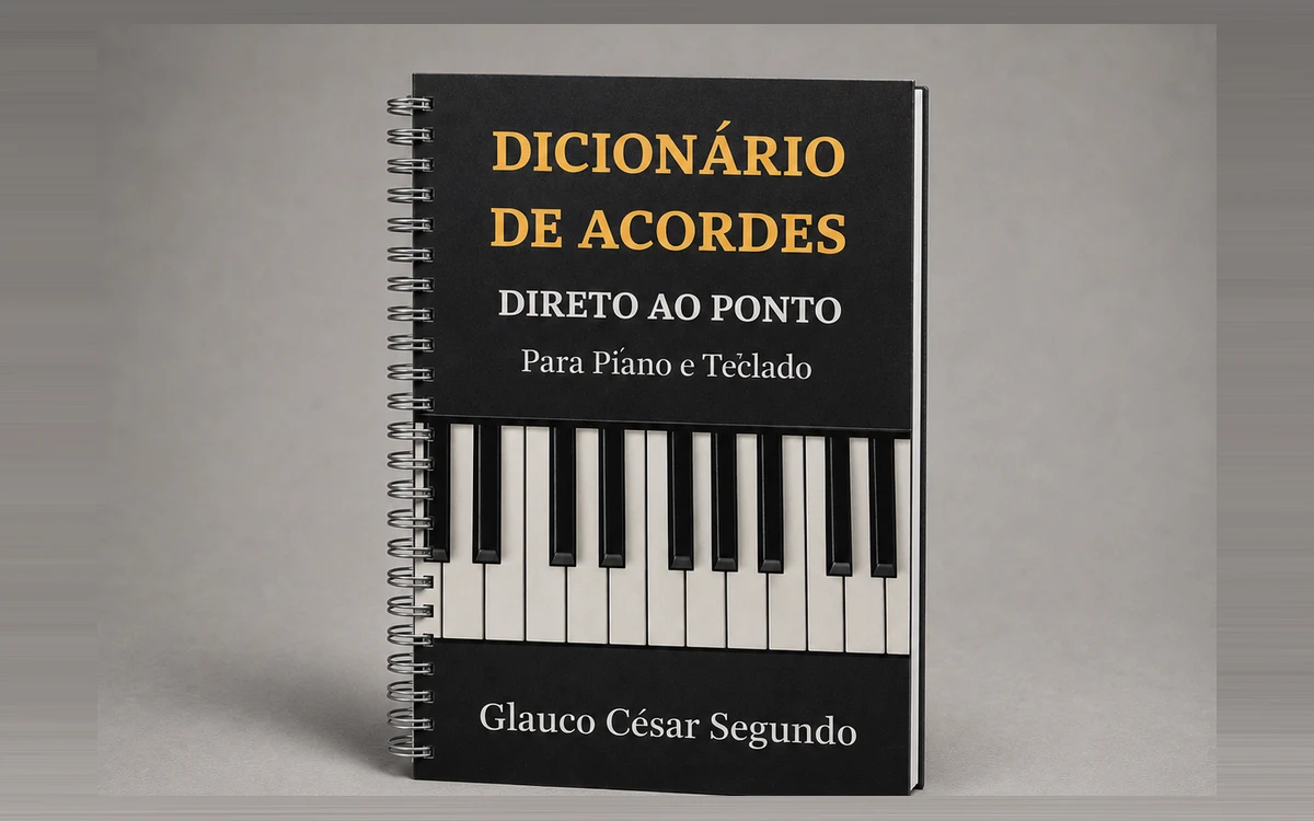 Capa oficial do material Dicionário de Acordes Direto ao Ponto